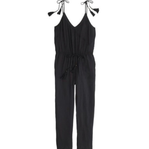 J Crew Jumpsuit Black Size L - Picture 1 of 6